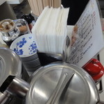 天麩羅処ひらお - テーブルセット