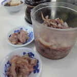 天麩羅処ひらお - イカの塩辛で一杯やりたい(^^);