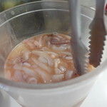 天麩羅処ひらお - イカ肝和えの塩辛