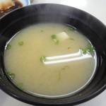 天麩羅処ひらお - お味噌汁