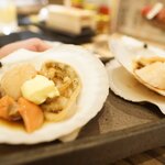 本気焼肉 肉とめし 肉寿司 - ホタテいそべ焼き