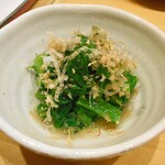 天ぷら処 こさか - 菜ノ花お浸し