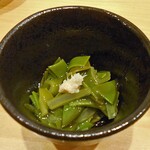 天ぷら処 こさか - メカブ ポン酢