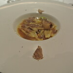 リストランテ カノフィーロ - 宮崎産地頭鶏のスープ仕立て　トローフィエ