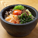 Stone grilled bibimbap