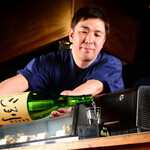 炭焼雷 - 日本酒提供