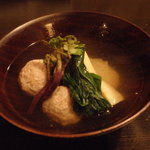 土家 - 蕎麦がきが入った椀物