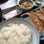 楽亭 - 【餃子定食】
