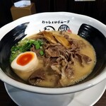 麺屋わっしょい - 牛骨白湯ラーメン 〜黒毛和牛のせ〜