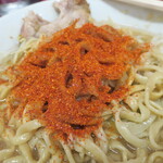 ラーメン二郎 - 一味投下～♪