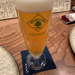 日本料理 とくを - まずはハートランドで乾杯
