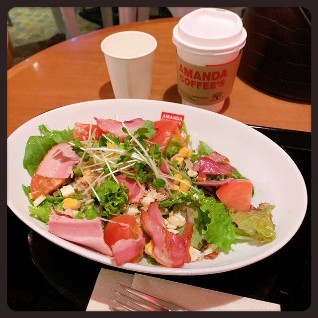 アマンダコーヒーズ 朝生田テラス いよ立花 カフェ 食べログ