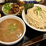 Menyarokugen - 豚骨魚介つけ麺特盛¥1000