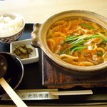 Marusen Soba - 「キムチみそ鍋うどん」１１００円