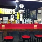 三九ラーメン - 今回も右側のガス栓前に(^^)