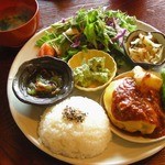 かえるcafe - 前から見るとこんな感じ！すごいボリュームだね～