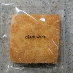 クラブハリエ - クッキー（ショートブレッド）・・表面に砂糖たっぷり、マイルドな生地と相性良！
