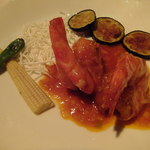 殻付き大海老のチリソース