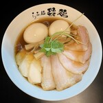 らぁ麺 飛鶏 - ・鶏そば全部のせ 980円
      ・全部のせ 300円