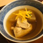 山玄茶 - 河豚と淀大根の煮物