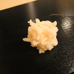 山玄茶 - ゆり根のキントン　黄身餡