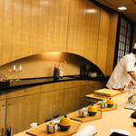 山玄茶 - カウンター席