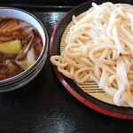 楽楽庵 - 長女が頼んだ【きのこ汁うどん】税込￥640