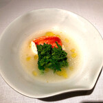 NARISAWA - 北海道 タラバ蟹・静岡　菜の花