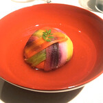 NARISAWA - 『手毬』大分 車エビ・北海道ホタテ