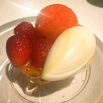 NARISAWA - 茨木　イチゴ・高知　フルーツトマト　静岡オリーブオイル