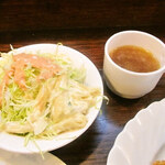 みすたーらいおん - サラダ　スープ