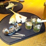 魚匠 銀平 道頓堀店 - コース料理の始まり～