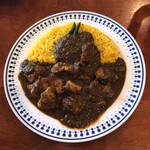 カレーの店 マボロシ - ポークカレー大辛、ご飯少なめ
