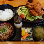 生そば 昭府石ケ谷 - 唐揚げ定食