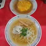 Chiyuu Kariyouri Butakatsu - 天津飯＋そば