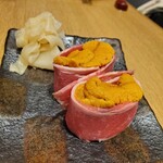 牛寿司の牛味蔵 - 生肉うに寿司