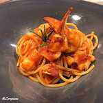 リナシメント - ｵﾏｰﾙ海老のﾄﾏﾄｿｰｽｽﾊﾟｹﾞｯﾃｨ