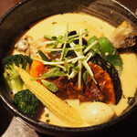 Soup curry yellow - チキン野菜カリー