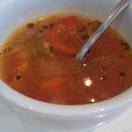 curry DELHI グルメ - ランチセットのスープ