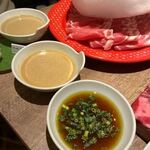 めり乃 - 月替わり、2月限定つけダレは「わさびオイルだれ」「マヨポンだれ」（各200円税別）