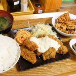 ぶらくりきっちん - 2019年11月　カキフライ定食【税込880円】