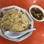 三龍亭 - まさにザ町中華の超激ウマチャーハン‼️チャーハン専用中華スープ付‼️