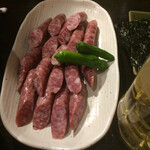 生ラムジンギスカン なんまん 本千葉店 幸羊 - ソーセージ…これがまた旨い