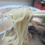らーめん工房 龍 - 麺アップ