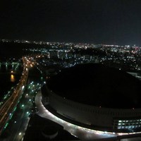 寿司割烹 「ともづな」 ヒルトン福岡シーホーク - 目の前の窓からは素晴らしい福岡の夜景を見る事が出来ますよ。