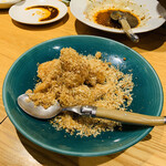 老虎菜 - タラの白子の金紗炒め