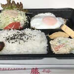 宅配手作り弁当の店 藤 - 個人店、オーダー後作られるお弁当で、このレベルが６２０円って素晴らしいでしょ♪（２０２０．２．１８）