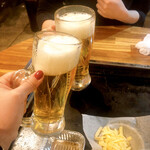 韓国飲食店ドヤジ屋 - 【生ビールで乾杯♡】