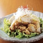 雛鶏の竜田揚げ　香味ソースがけ