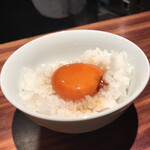 ななにん - 2杯目は黄身の醤油漬けと